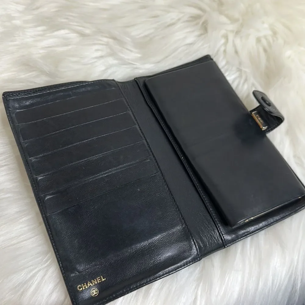 💯Authentic Chanel Caviar Long Wallet🍀 - Picture 3 of 14